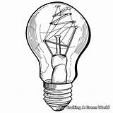 Light Bulb Coloring Pages  Free & Printable sketch template