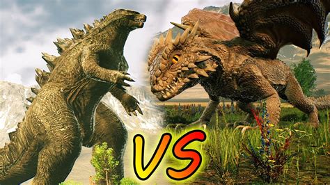 Godzilla vs Dragon - Animated CGI - YouTube