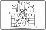 Christmas Fireplace Kids Coloring Page Graphic By Sarita Kidobolt  sketch template