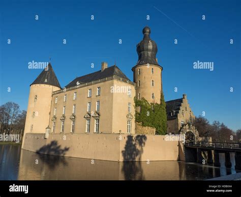 Winter at a castle in Germany Stock Photo - Alamy