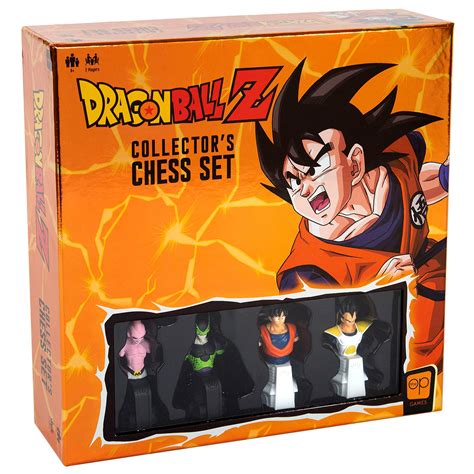 Buy Dragon Ball Z Collector's Chess Set | Custom Sculpted Chess Pieces DBZ Heroes & Villains ...