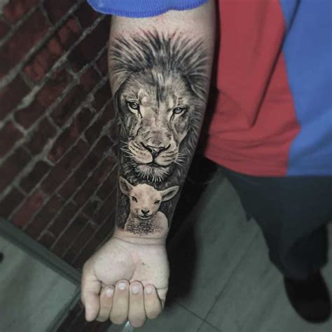 Top 63+ Best Lion and Lamb Tattoo Ideas - [2021 Inspiration Gallery]