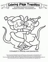 Dulemba Coloring Page Tuesday Mice  Nation sketch template