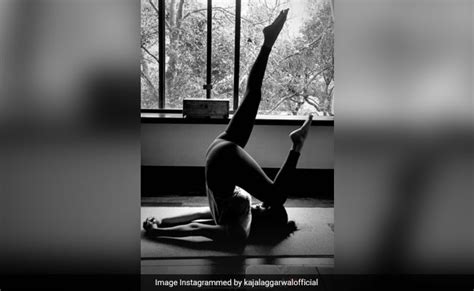 Kajal Aggarwal Strikes A Yoga Pose Like A Pro In This Pic