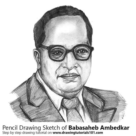 Learn How to Draw Babasaheb Ambedkar (Politicians) Step by Step ...