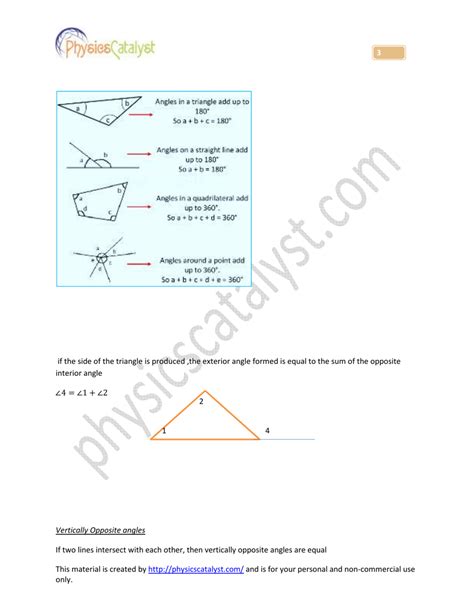 Geometry Cheat Sheet - Types of Angles Download Printable PDF ...