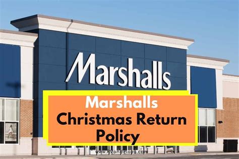 Marshalls Christmas Return Policy (All You Need to Know)