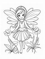 Free Printable Fairy Coloring Pages sketch template