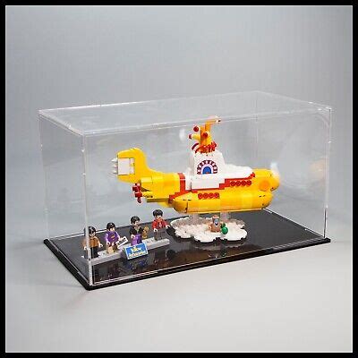 Toys Yellow Submarine Display stand and case for LEGO Ideas 21306 Toys ...