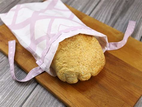 How To Make A Reusable Bread Bag - DIY Bread Bag Tutorial ⋆ Hello Sewing