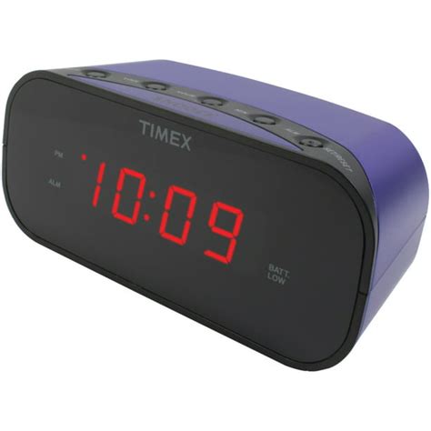 Timex Audio T121U Alarm Clock with .7" Red Display (Purple) - Walmart ...