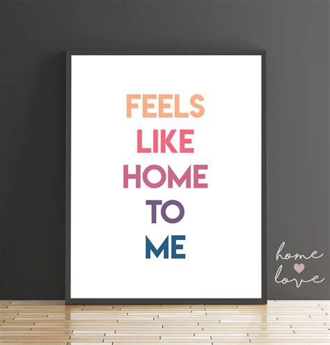 Feels Like Home to Me, Lyric Quote Typography, Film Songs, Quotes, Kids ...