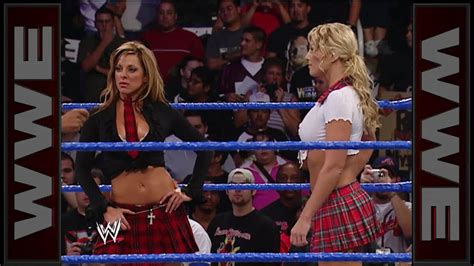 Moolah & Mae Young vs. Torrie Wilson & Dawn Marie: SmackDown, September ...