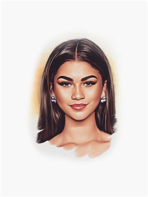 "Zendaya Fan Art" Sticker for Sale by chelseavine | Redbubble