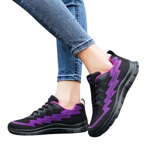 YOUYEDIAN Women Vulcanize Shoes Sneakers Women's Breathable Sneakers Women Lace Up Zapatos de ...