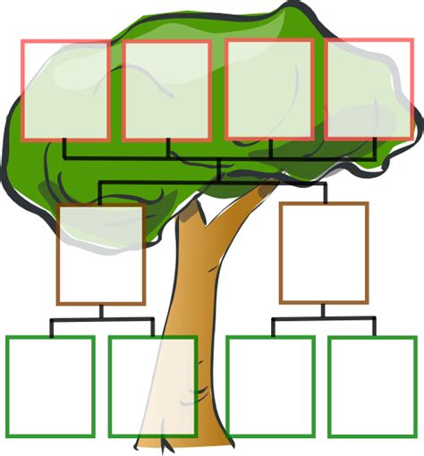 Family Tree - 3-generation Clip Art at Clker.com - vector clip art online, royalty free & public ...