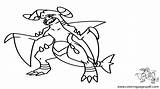 Coloring Page Of Garchomp sketch template