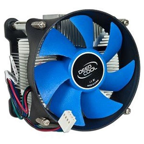 DEEPCOOL 100mm CPU Blue Fan with Heatsink Cooler for Intel LGA 1155 1156 Refurbished - Walmart ...