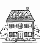 Free Printable House Coloring Pages For Kids sketch template