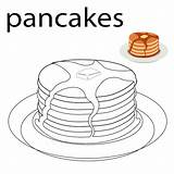 Premium Vector  Coloring Pages pancakes sketch template