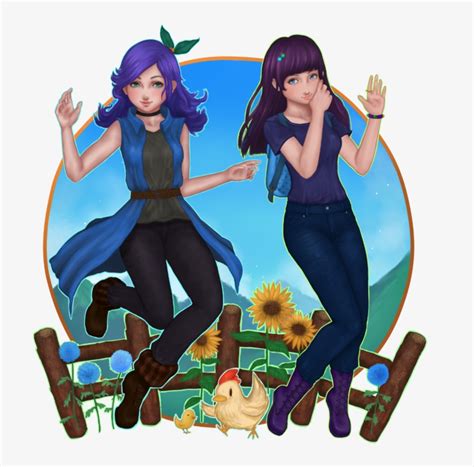 Stardew Valley Fan Art Drawing - Stardew Valley Abigail Fanart Transparent PNG - 800x800 - Free ...