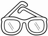Sunglasses Coloring Sheet Pages sketch template