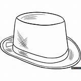 Top Hat Coloring Page  Easy Drawing Guides In 2024 Pages sketch template