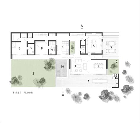 Courtyards in Peruvian Houses: 10 Projects and their Floor Plans | ArchDaily