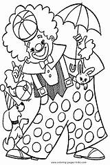 Circus & Clowns color Page  Coloring Pages For Kids Miscellaneous sketch template