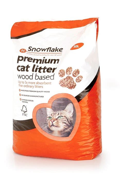 Snowflake Cat Litter Wood Litter 30l - Robinsons Equestrian