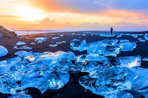 PLAYA CON DIAMANTES | Así es la curiosa playa de Islandia llena de ...