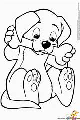 Printable Coloring Pages Puppies  Home sketch template