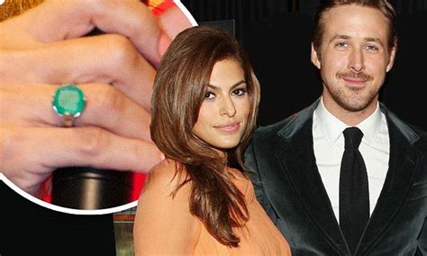 Eva Mendes flaunts what looks like an engagement ring Unconventional ...