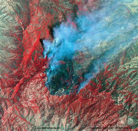 QuickBird Satellite Images of Arizona Fire | Satellite Imaging Corp