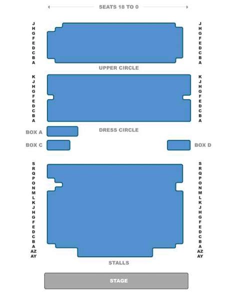 New Ambassadors Theatre Seating Plan - London Theatre Tickets