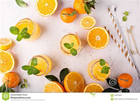 Orange and Lemon Margarita Cocktail Stock Image - Image of making, garnish: 108758035