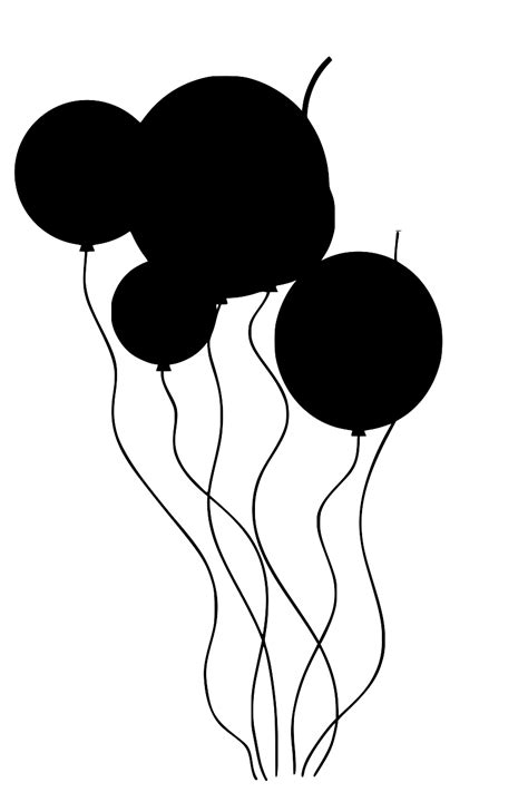 SVG > celebration birthday balloons decoration - Free SVG Image & Icon. | SVG Silh