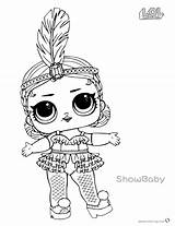 LOL Surprise Doll Coloring Pages Showbaby  Free Printable sketch template
