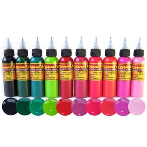 Eternal Tattoo Ink Floral 10 Color Set | Joker Tattoo Supply