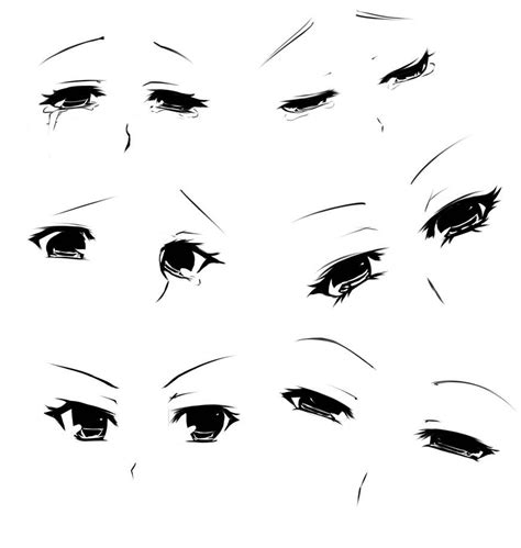 Closed Eye Drawing, Realistic Eye Drawing, How To Draw Anime Eyes, Manga Eyes, Anime Closed Eyes ...