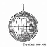 Disco Ball Coloring Pages  Free & Printable sketch template