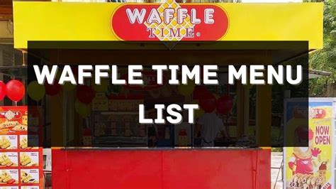 Waffle Time Menu 2024 Printable - Nelie Hildegaard