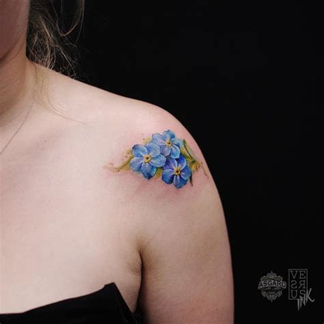 tattoos ps flowers watercolor tattoo forward forget me nots ...