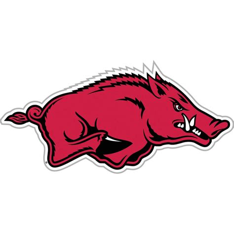 Red Outline Razorback Clipart | Arkansas razorbacks, Razorbacks ...