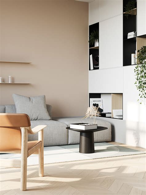 Cozy Minimalist Interior With A Muted Earthy Colour Palette