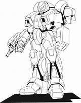 Robotech Mecha Coloring Pages sketch template