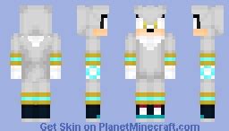 Silver The Hedgehog Minecraft Skin