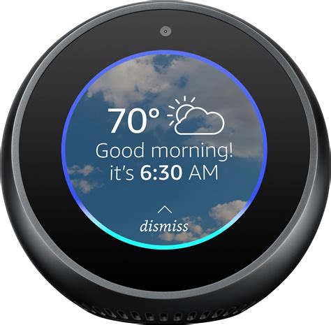 Best Buy: Amazon Echo Spot smart alarm clock with Alexa Black B073SQYXTW