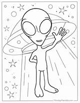 20 Alien Coloring Pages Free PDF Printables sketch template