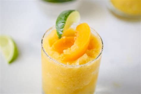 Frozen Peach Margarita - A Classic Twist